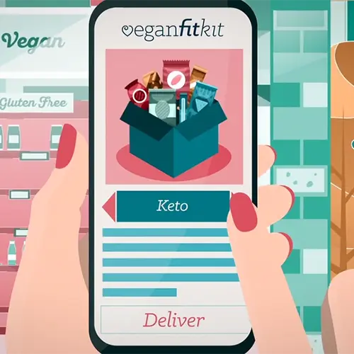 Vegan Fit Kit 2D Animated Explainer Video